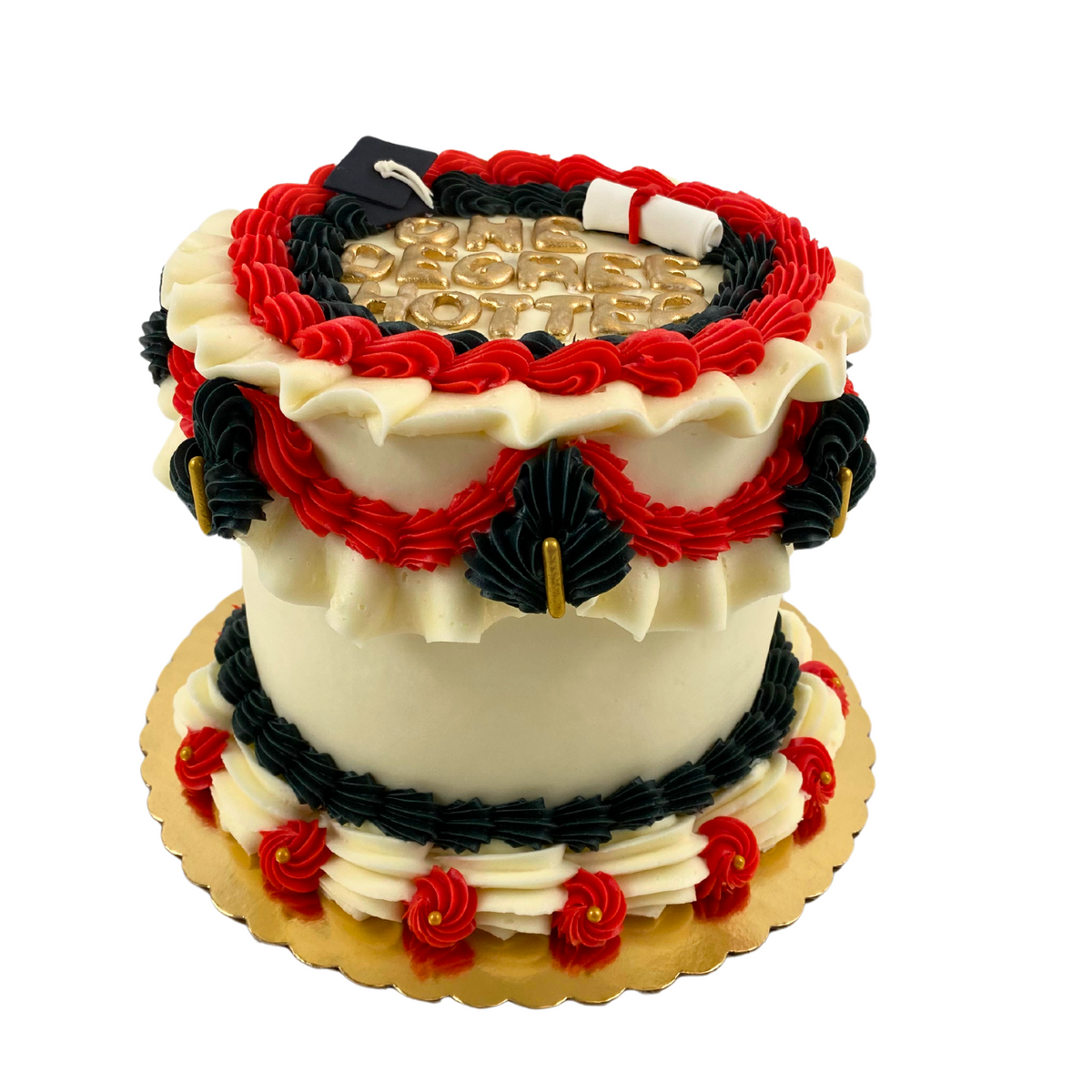 One Degree Hotter Graduation Cake