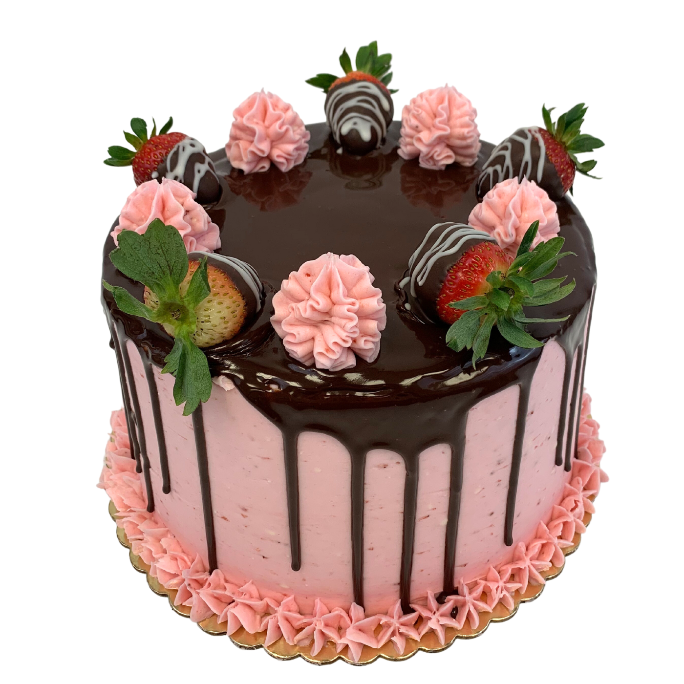 Chocolate Covered Strawberry Cake