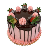 Chocolate Covered Strawberry Cake