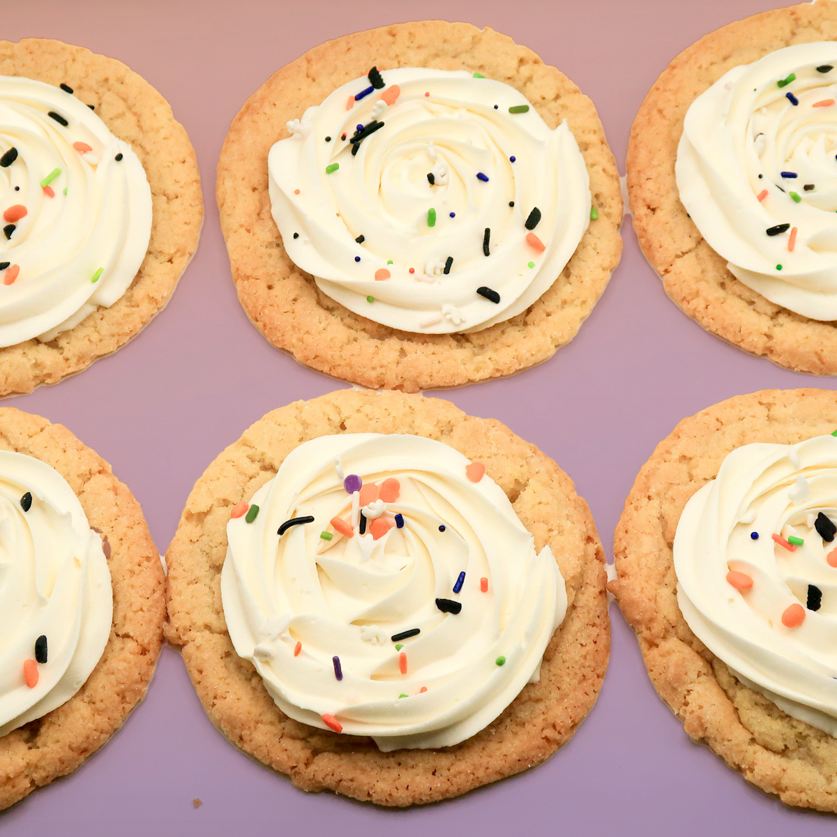 Classic Halloween Buttercream Cookies