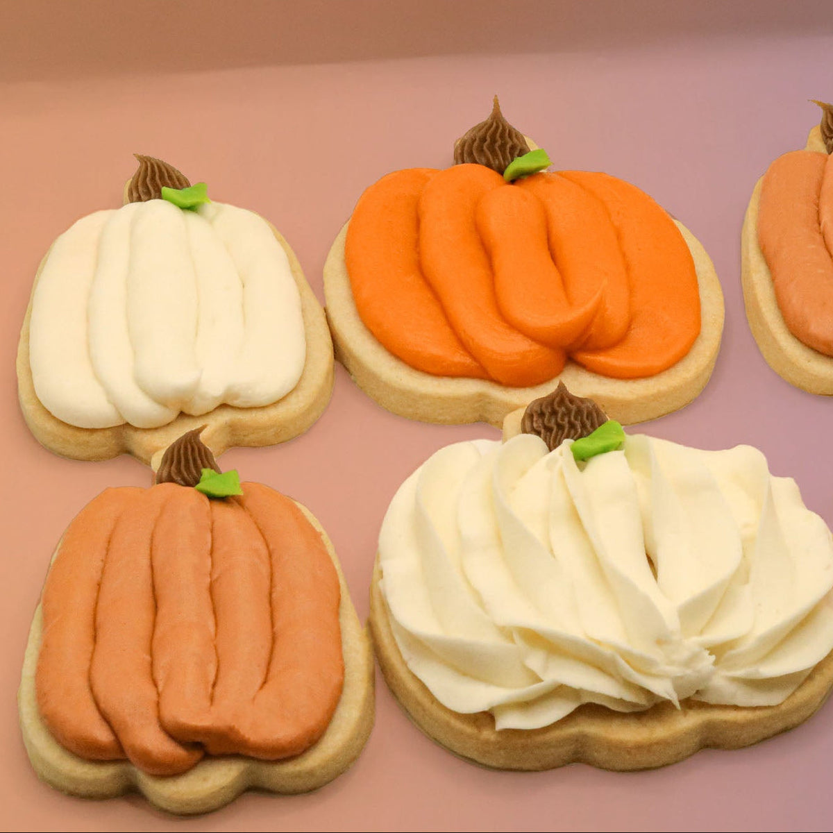 Buttery Pumpkin Patch Sugar Cookies