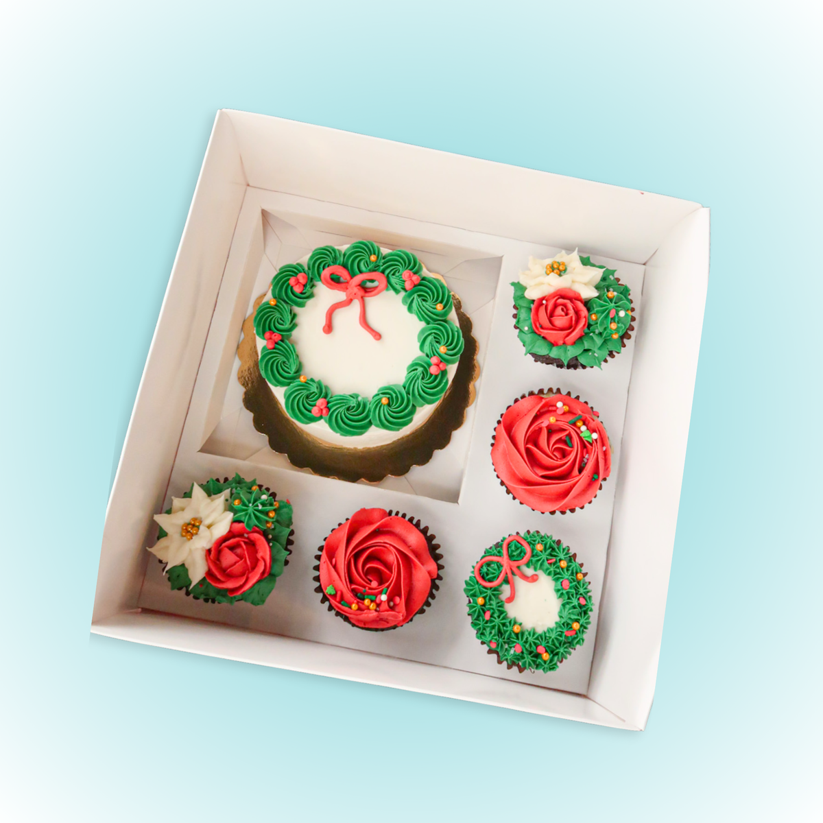 Christmas Bento Cake Box