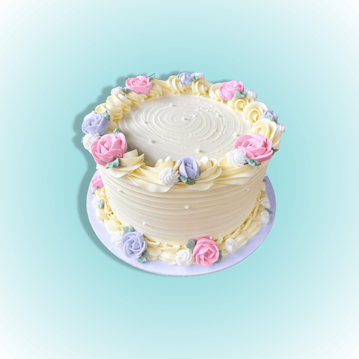 Floral Wreath Cake