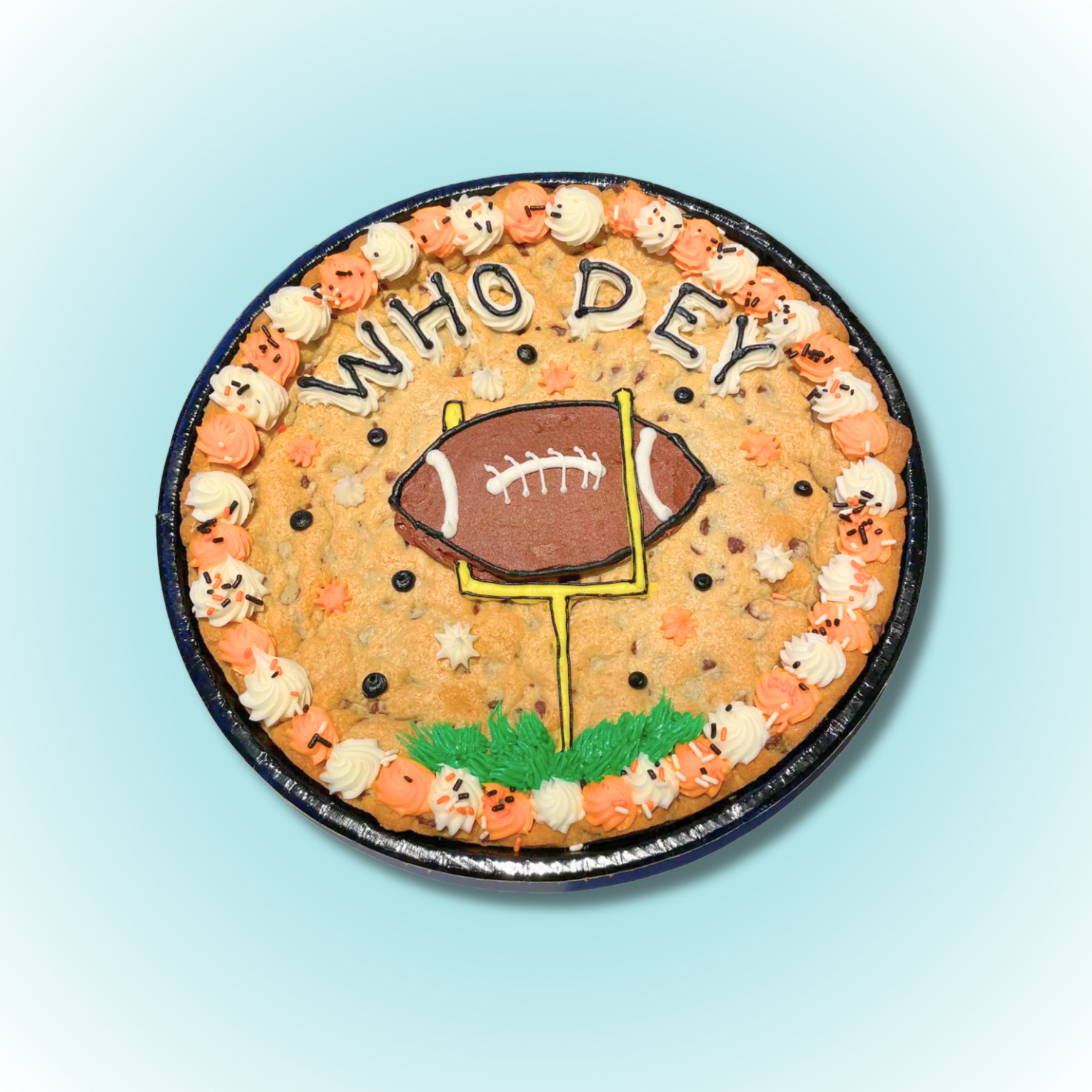 Football Cookie cake