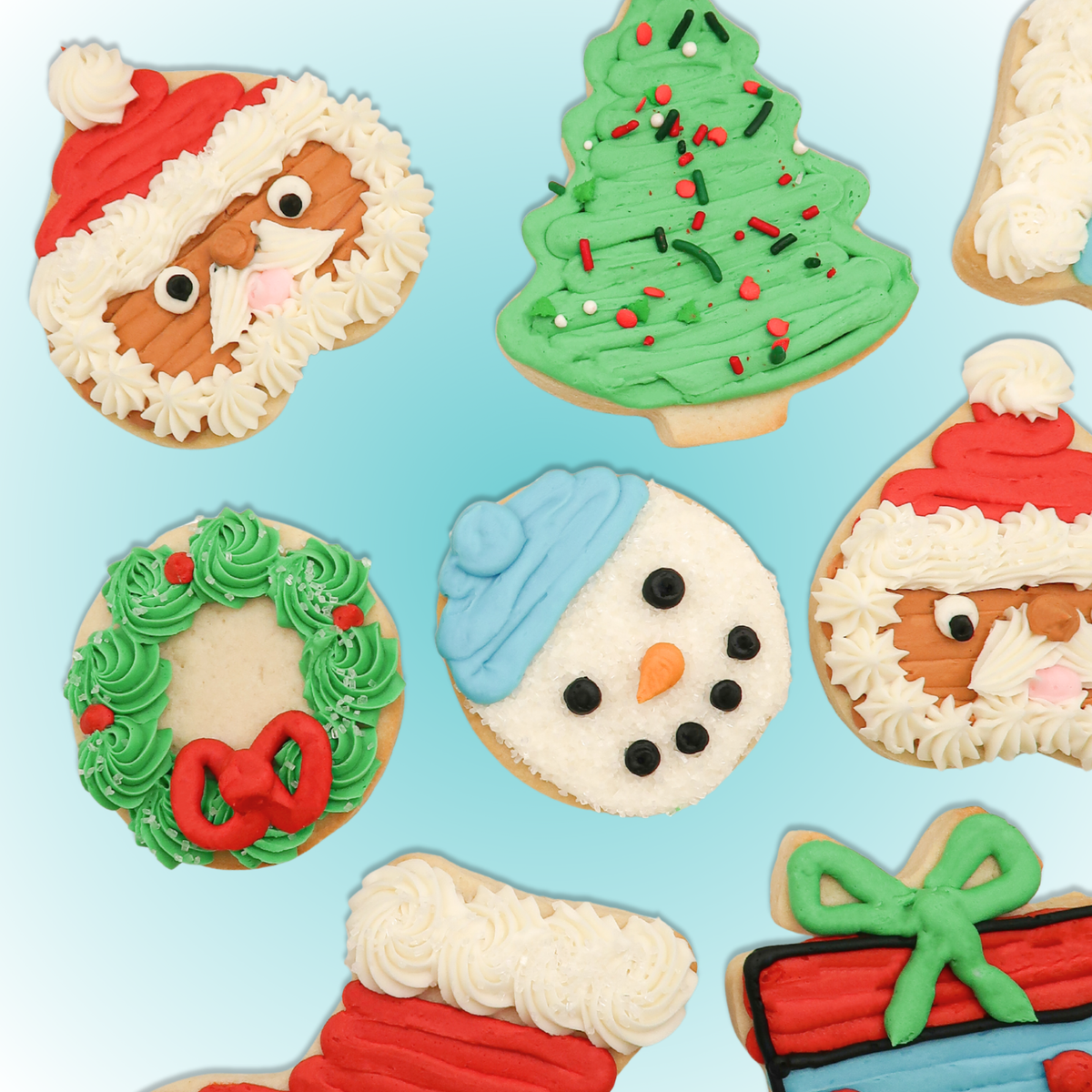 Buttercream Iced Sugar Cookie Assortment