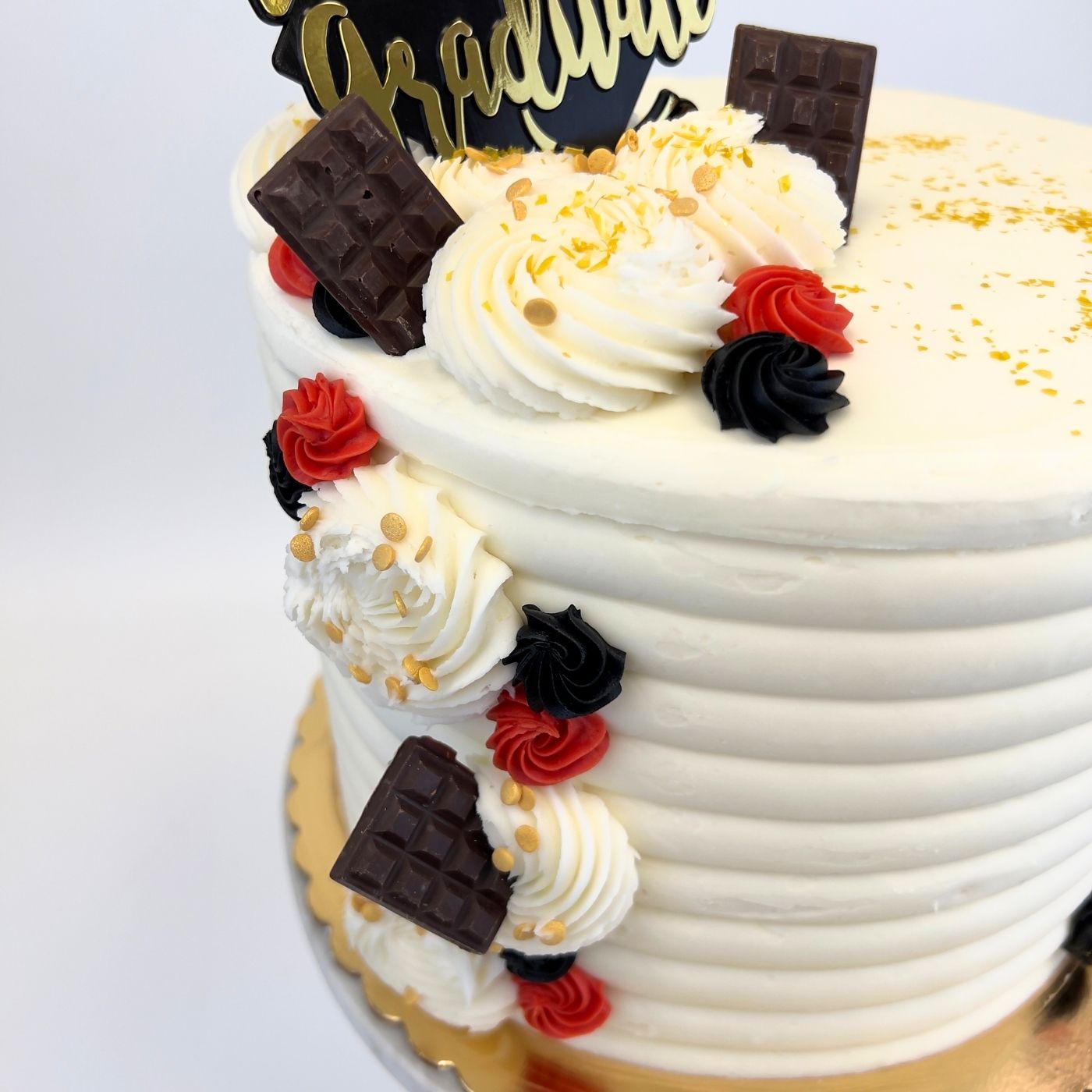 Graduation Swirl Cake