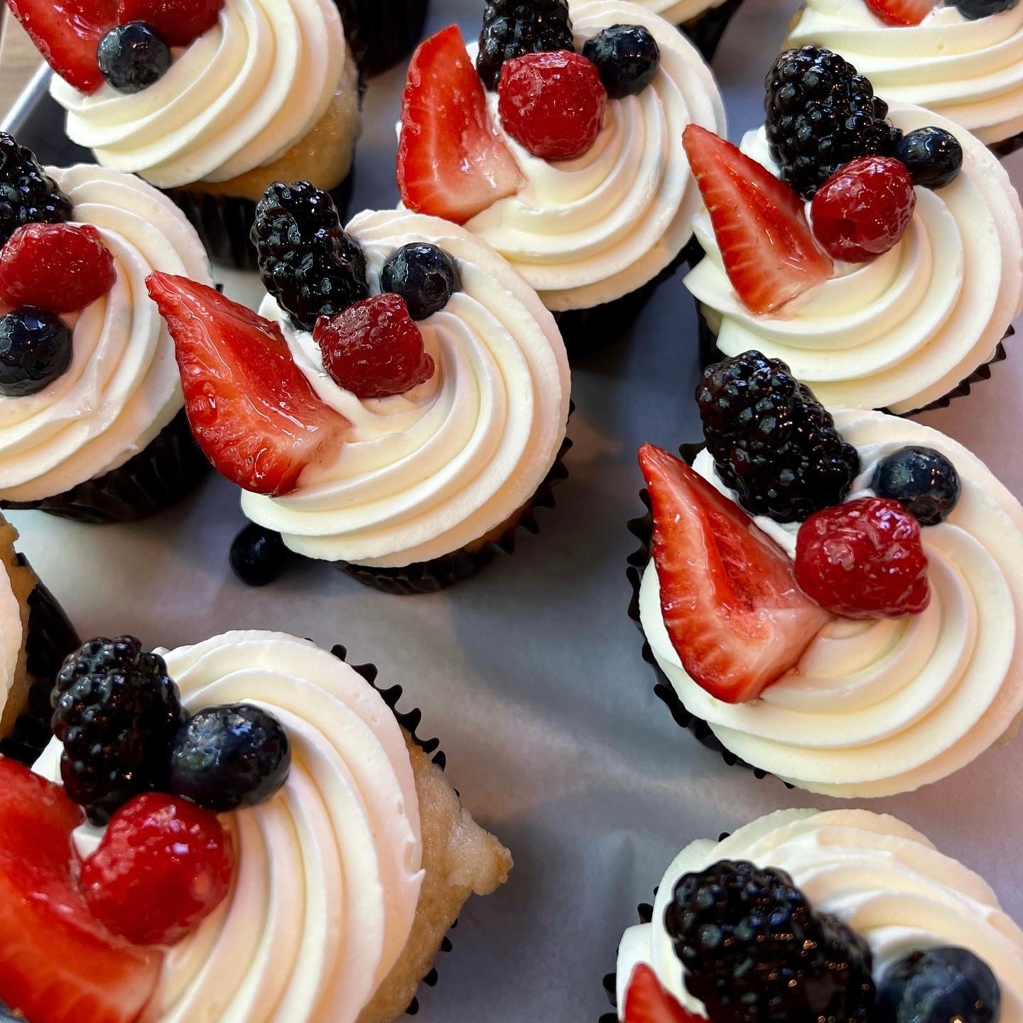 Berry Chantilly Cupcake