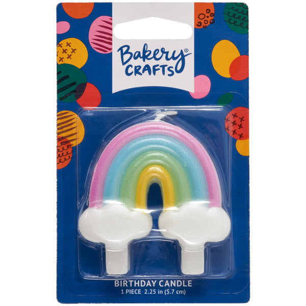 Rainbow candle
