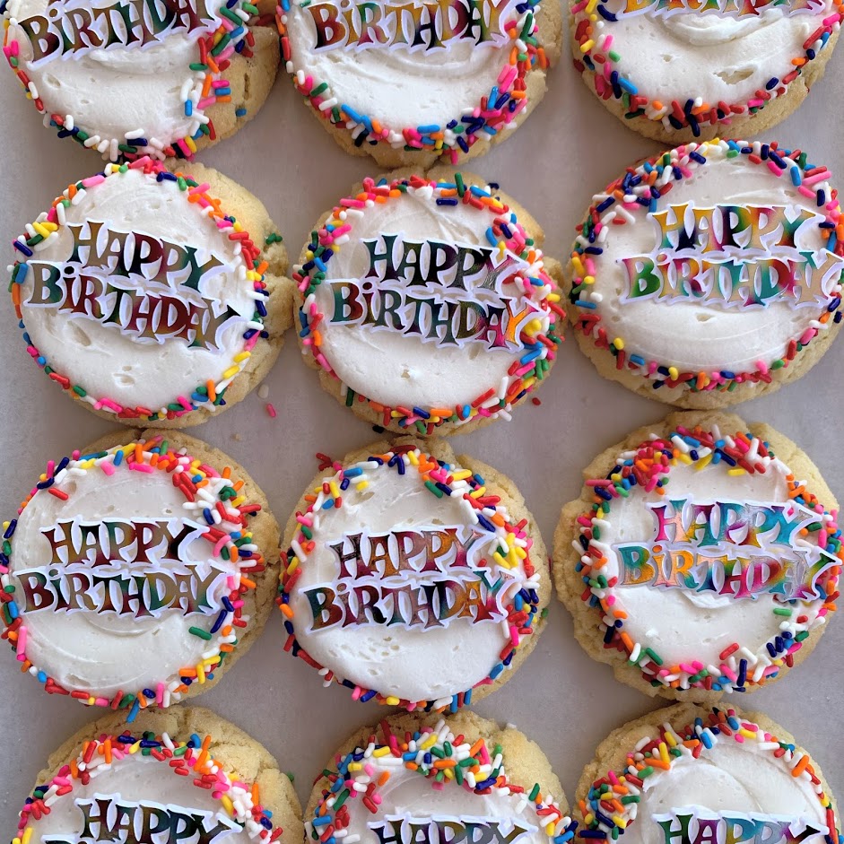 Happy Birthday cookies