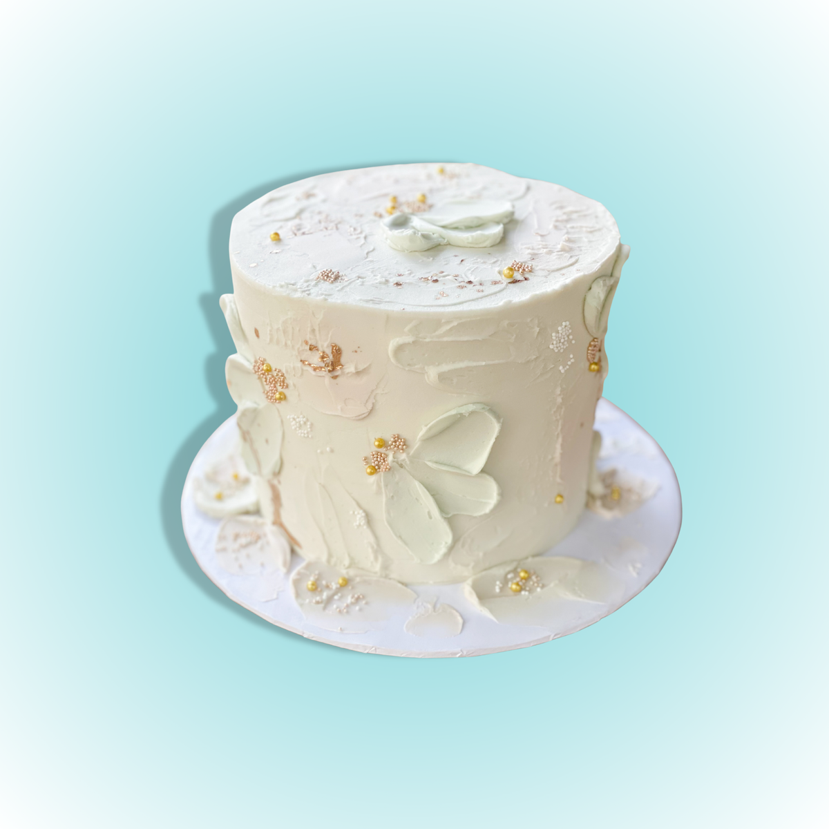 Palette Blooms Cake