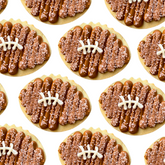 Rolled Sugar Football Cookies