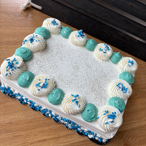 1/8th sheet cake- Chocolate