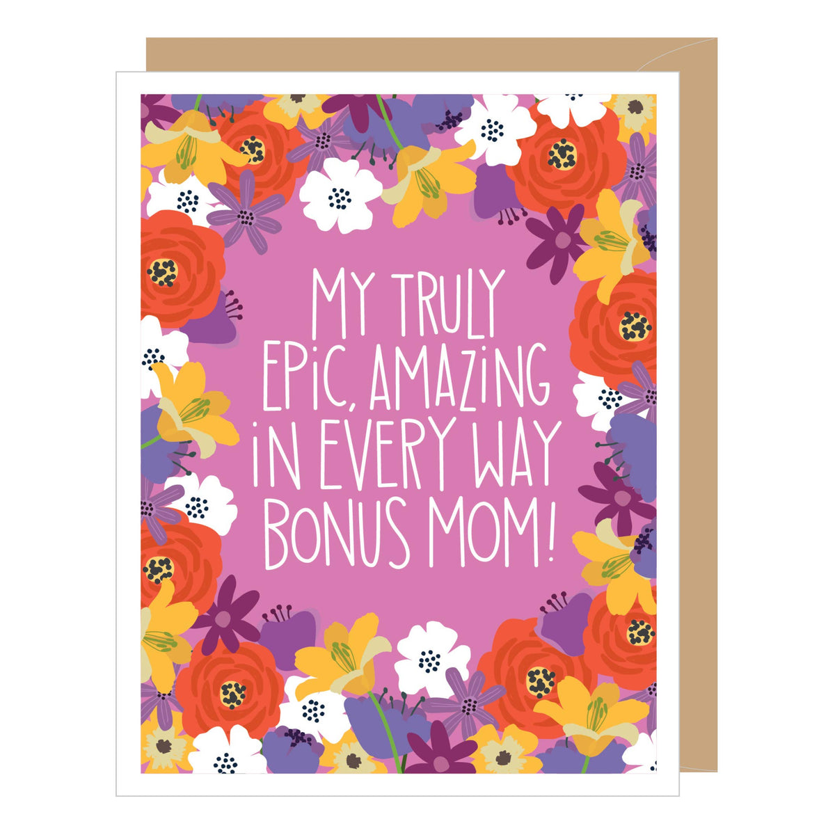 Floral Bonus/Step Mom Mother's Day Card