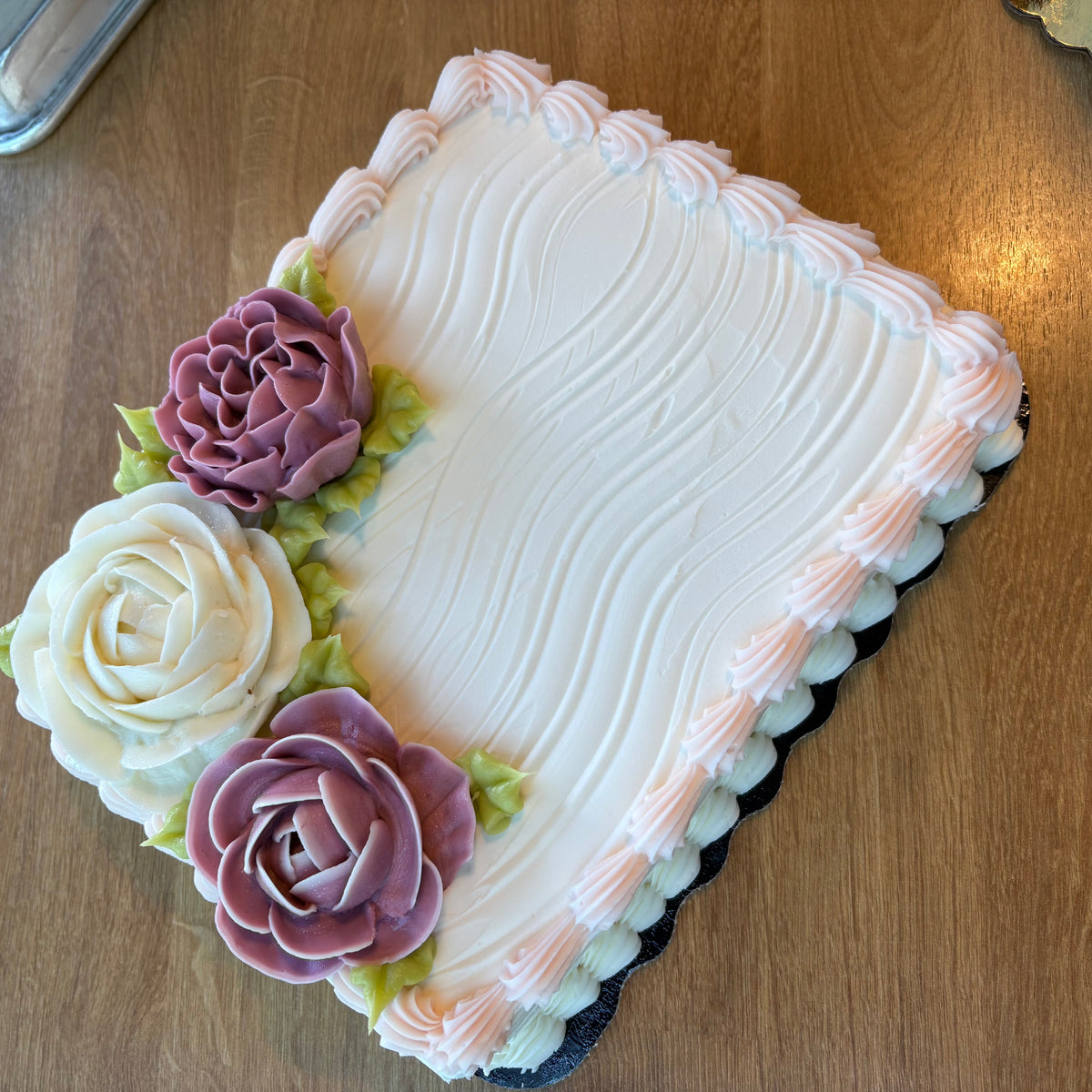 1/8th sheet cake- Chocolate
