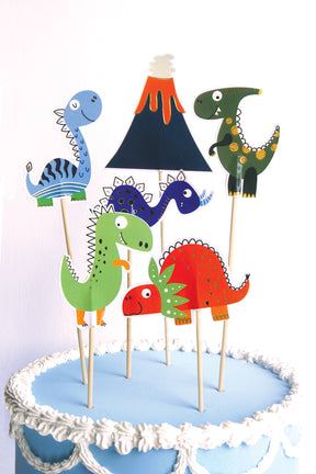 Dinosaurs Cake Toppers