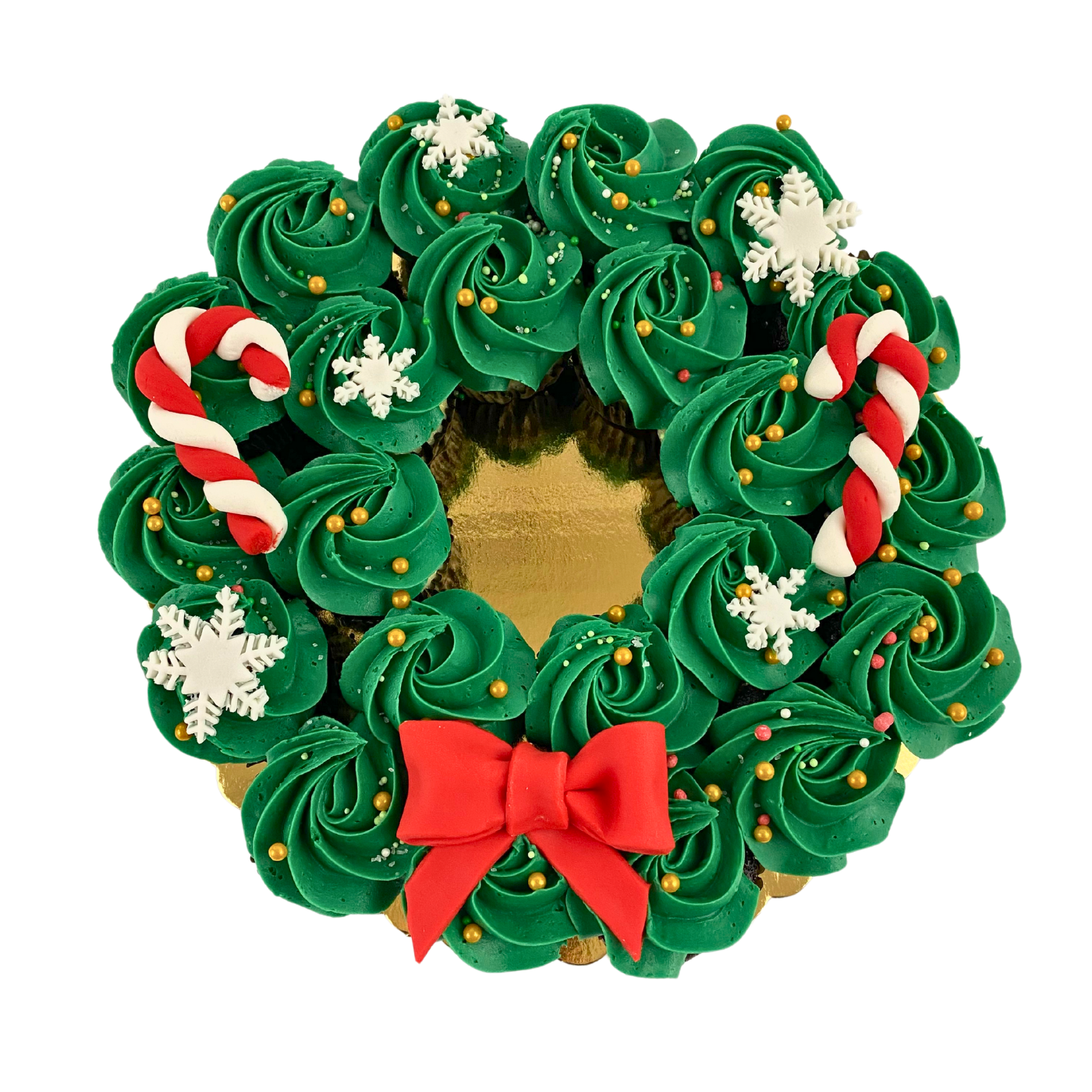 Mini Cupcake Wreath