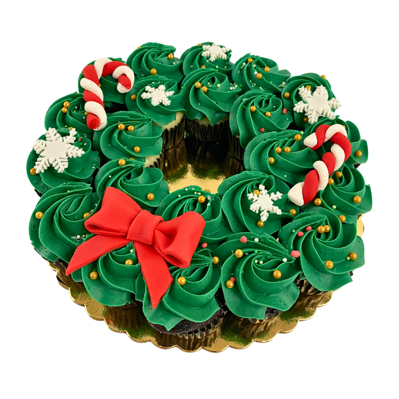 Mini Cupcake Wreath