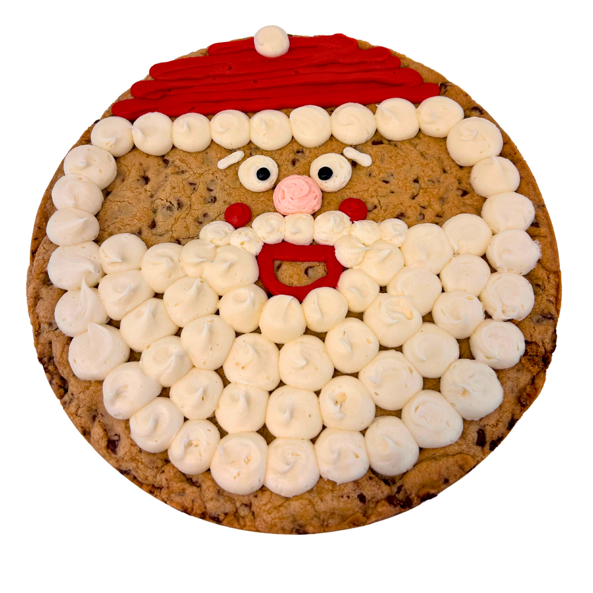 Santa Cookie Cake