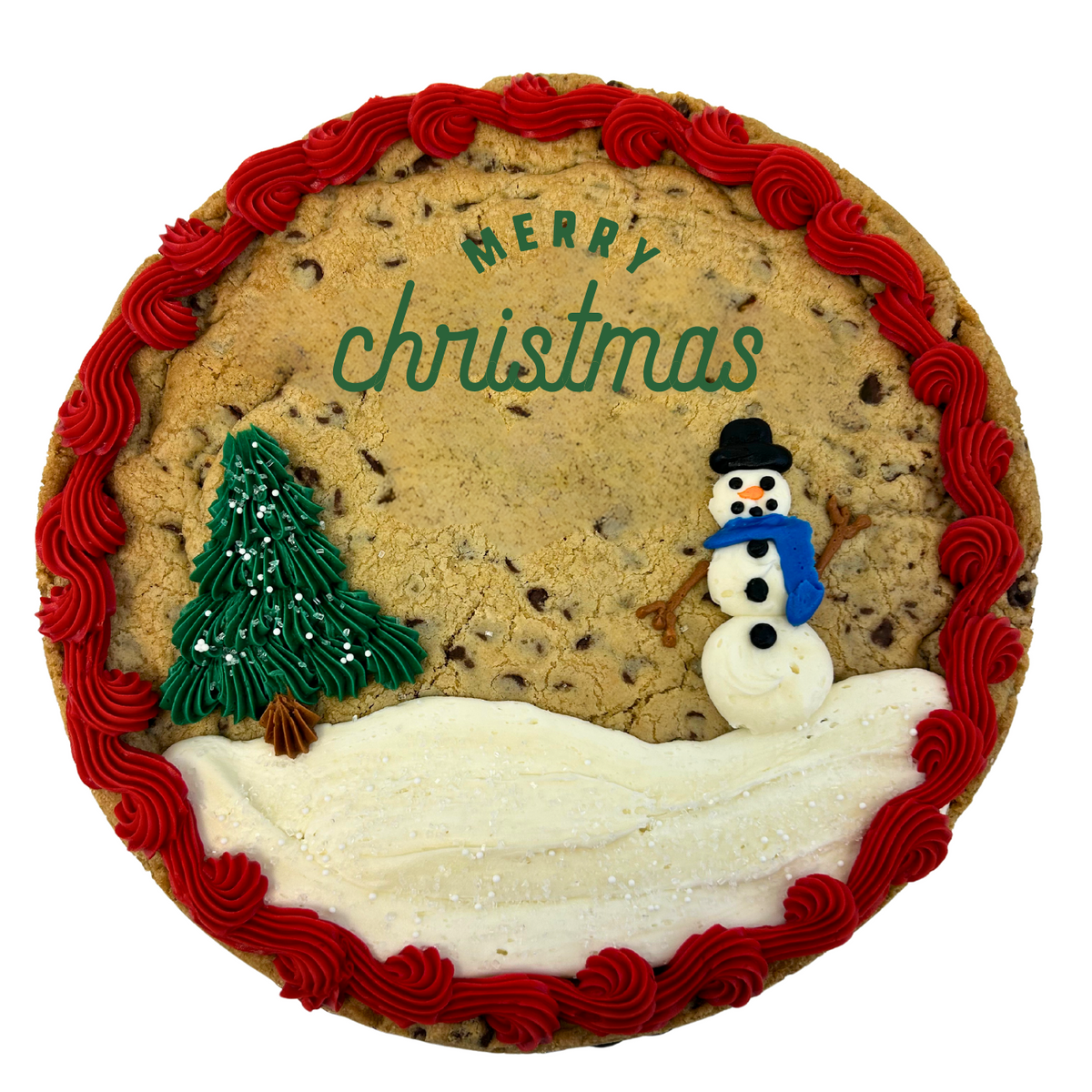 Merry Christmas Cookie Cake