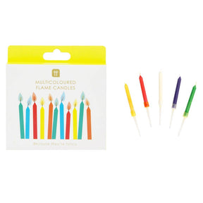 Rainbow Flame Birthday Candles