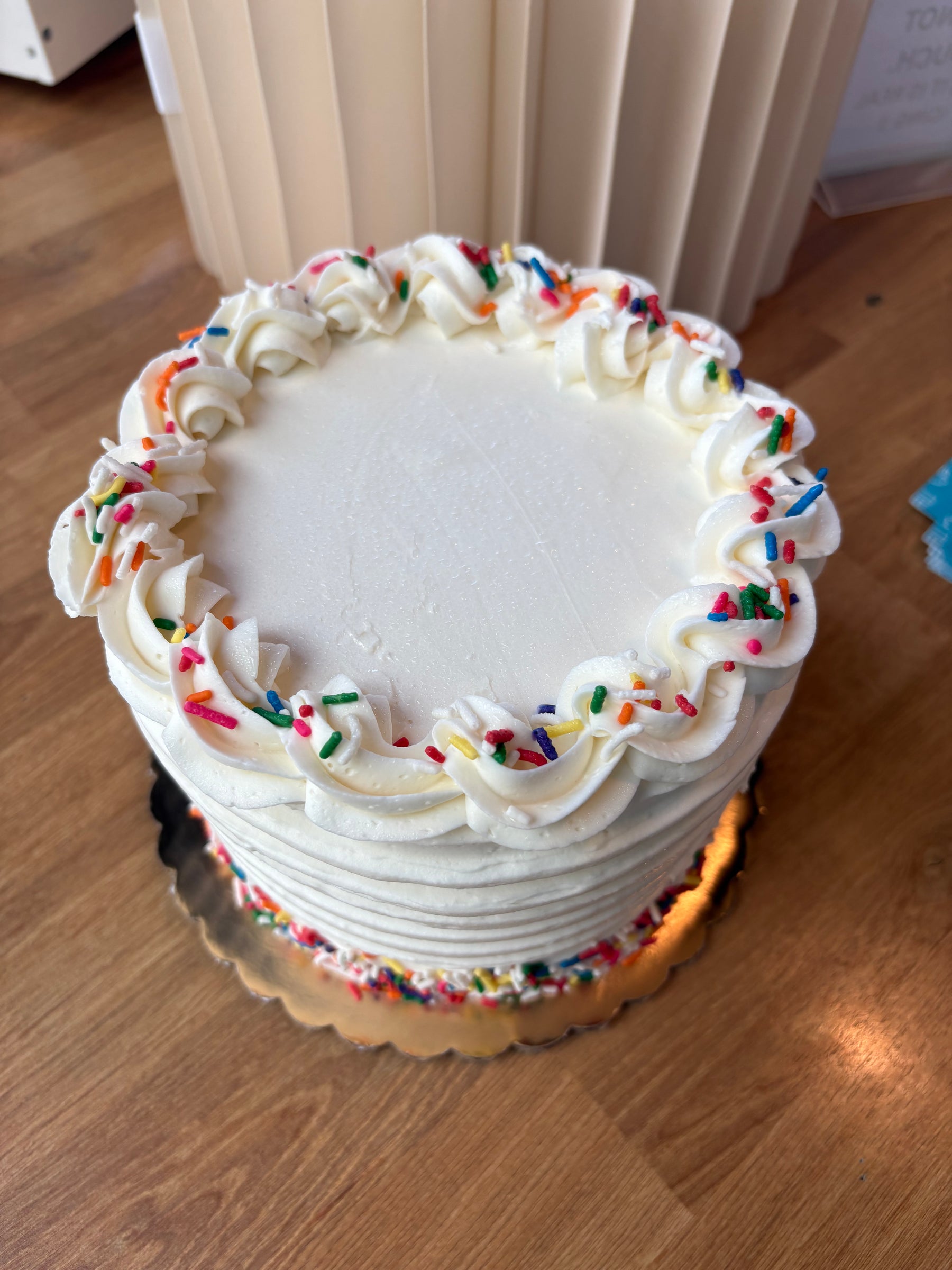 6” Vanilla- Tall
