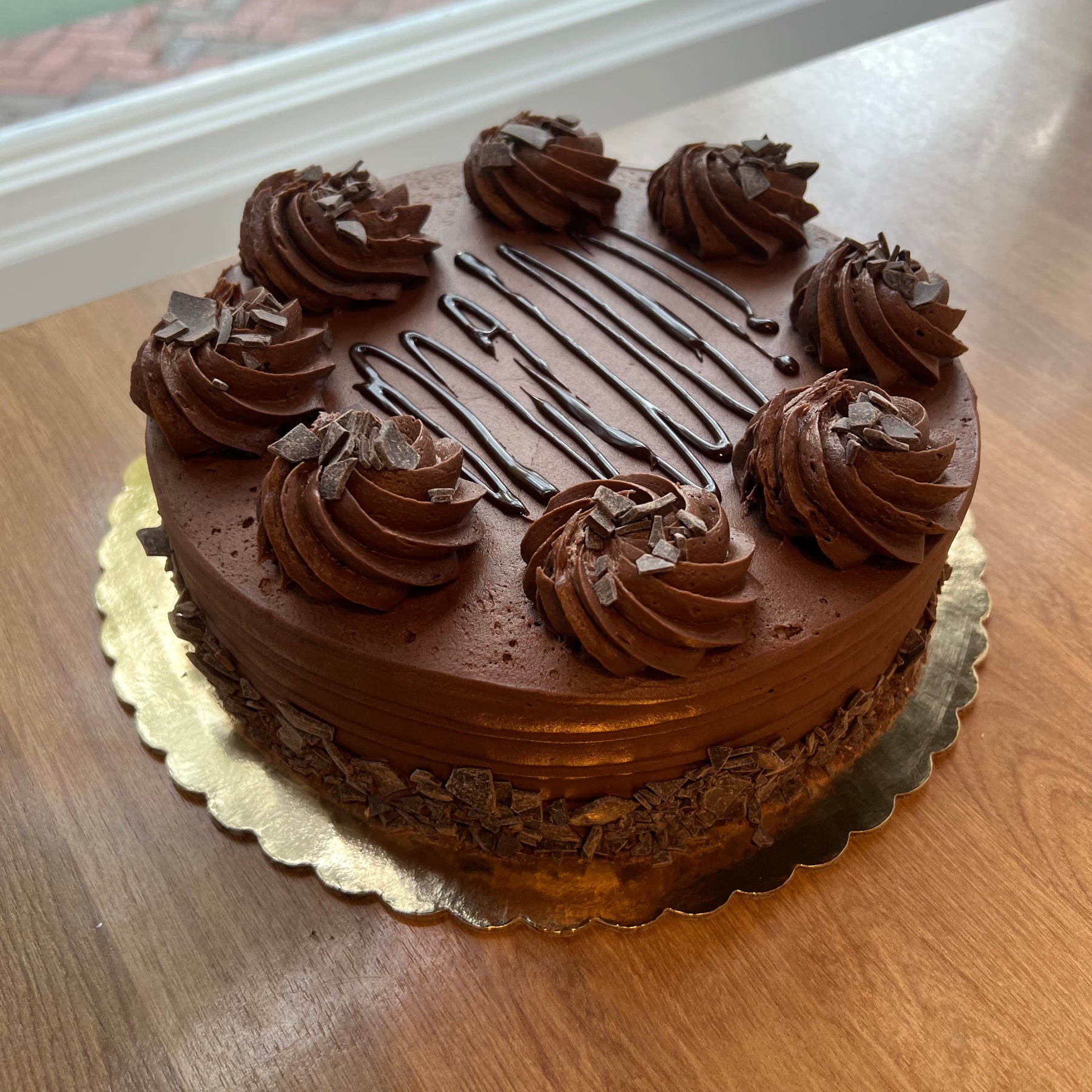 8” Chocolate- Short