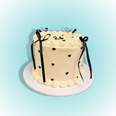 Black Bow Cake