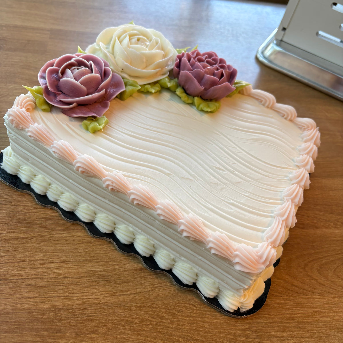 1/8th sheet cake- Chocolate