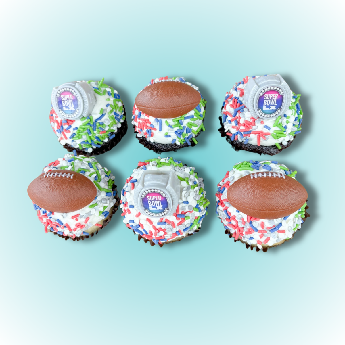 Super Bowl Cupcakes
