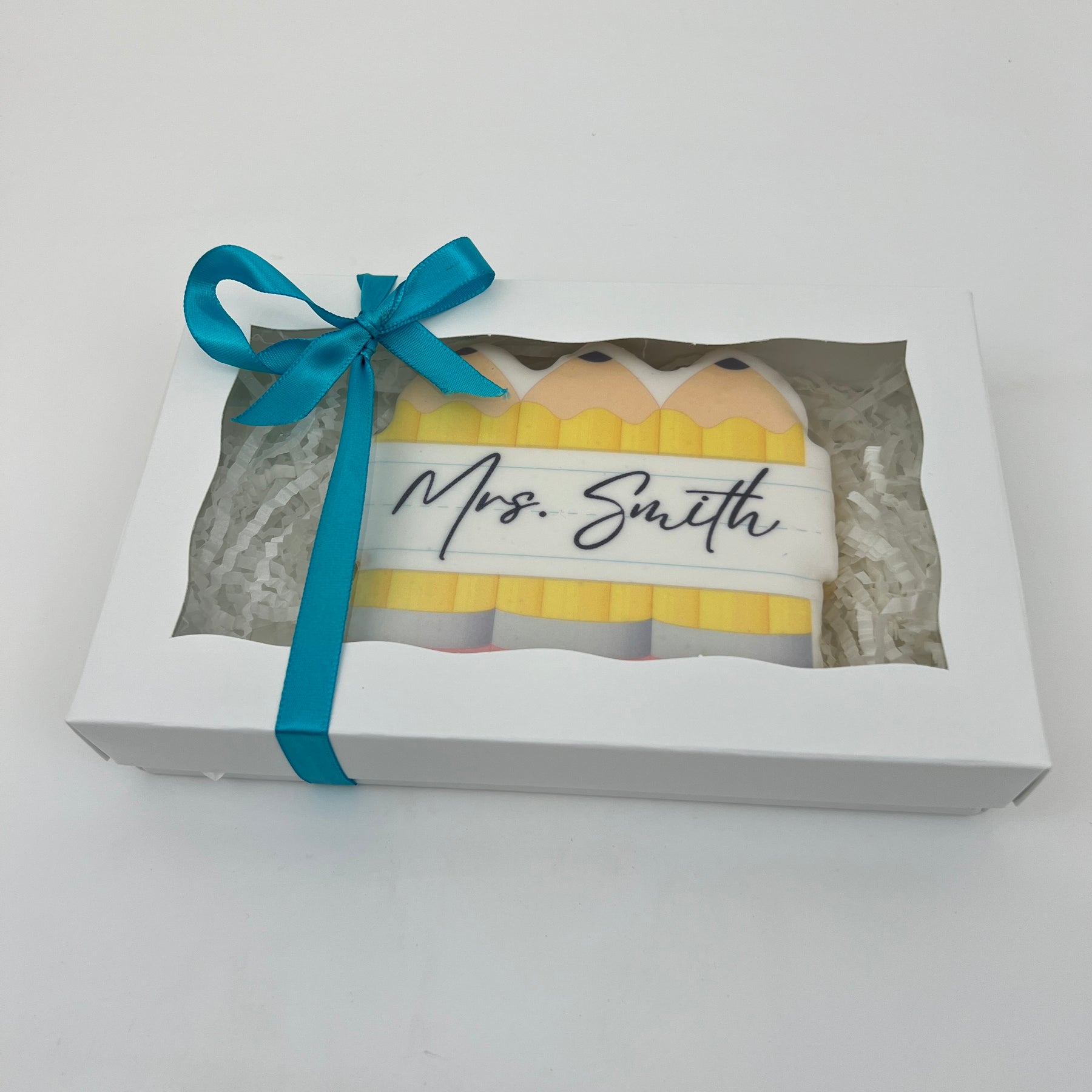 Back to School Pencil Cookie Gift Box