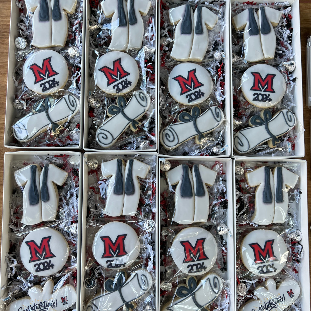Graduation Cookie Gift Boxes