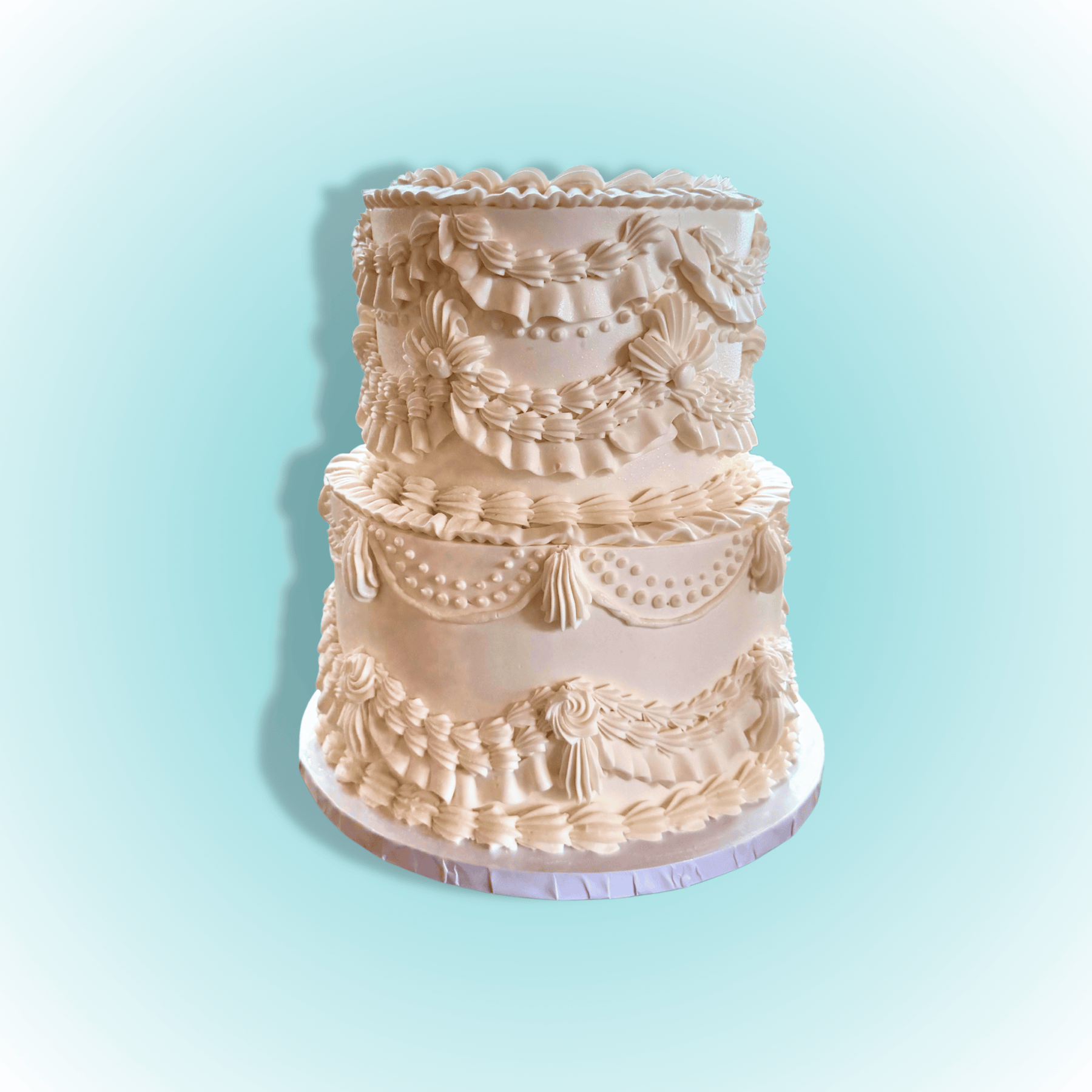 Vintage Two-Tier Cake