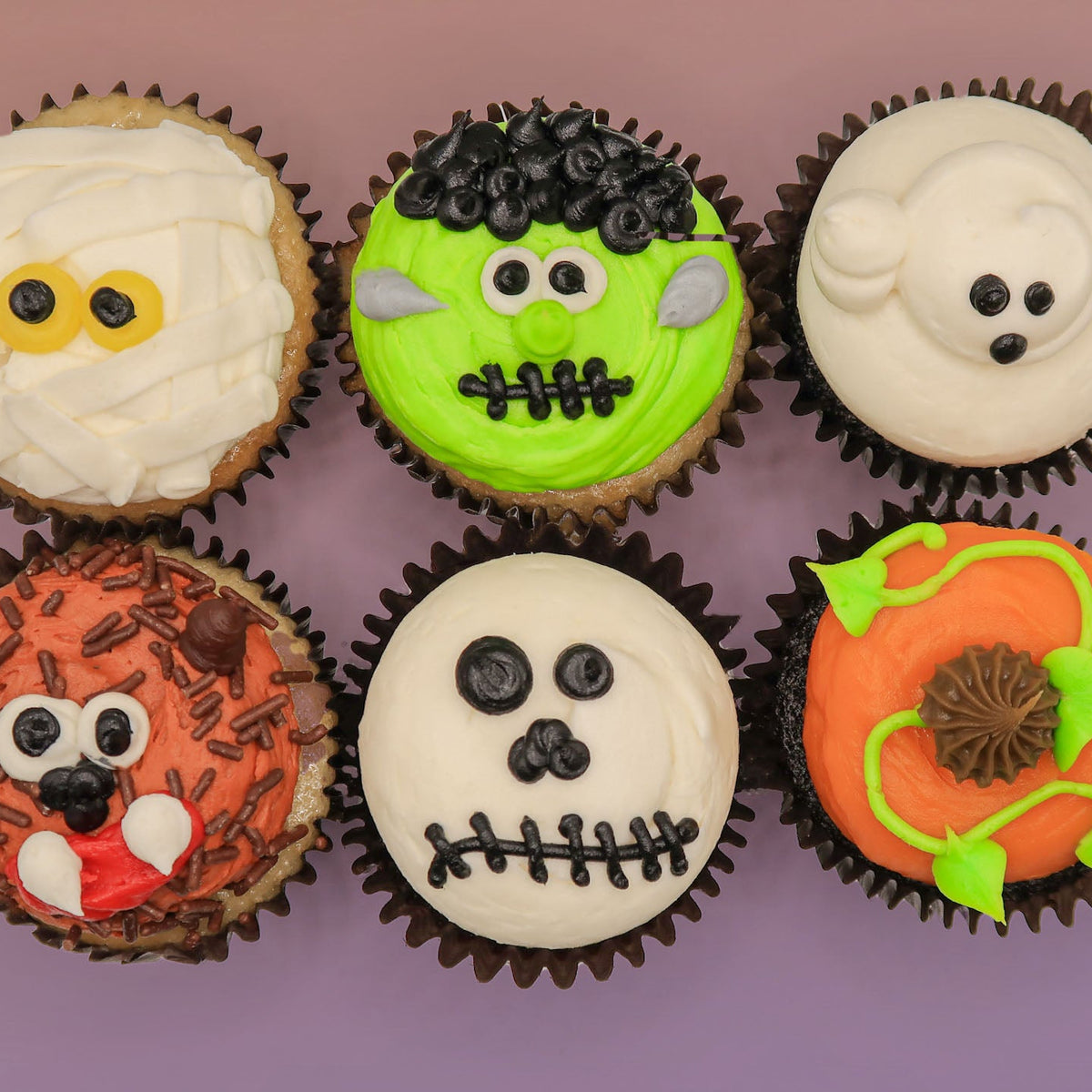 Monster Mash-Up Cupcakes (Custom Halloween Cupcakes)