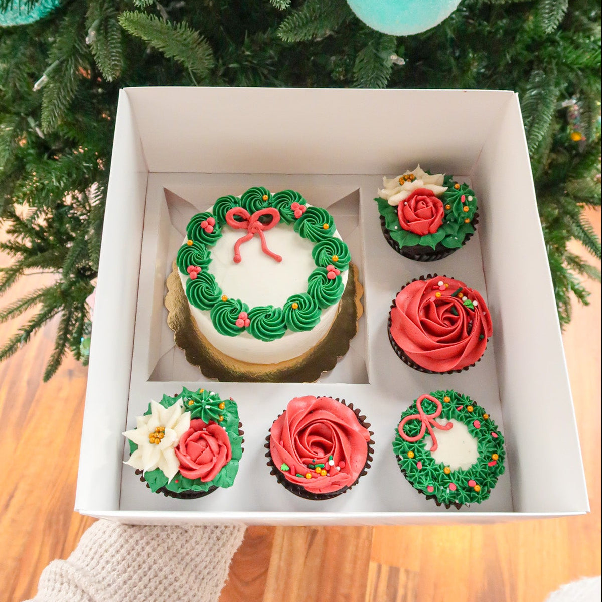Christmas Bento Cake Box