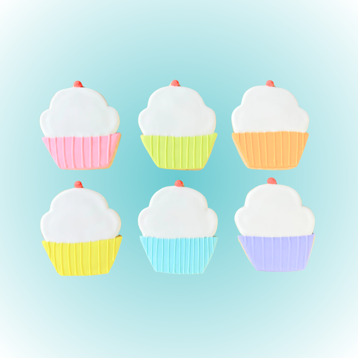 Royal Iced Cupcake Cookies