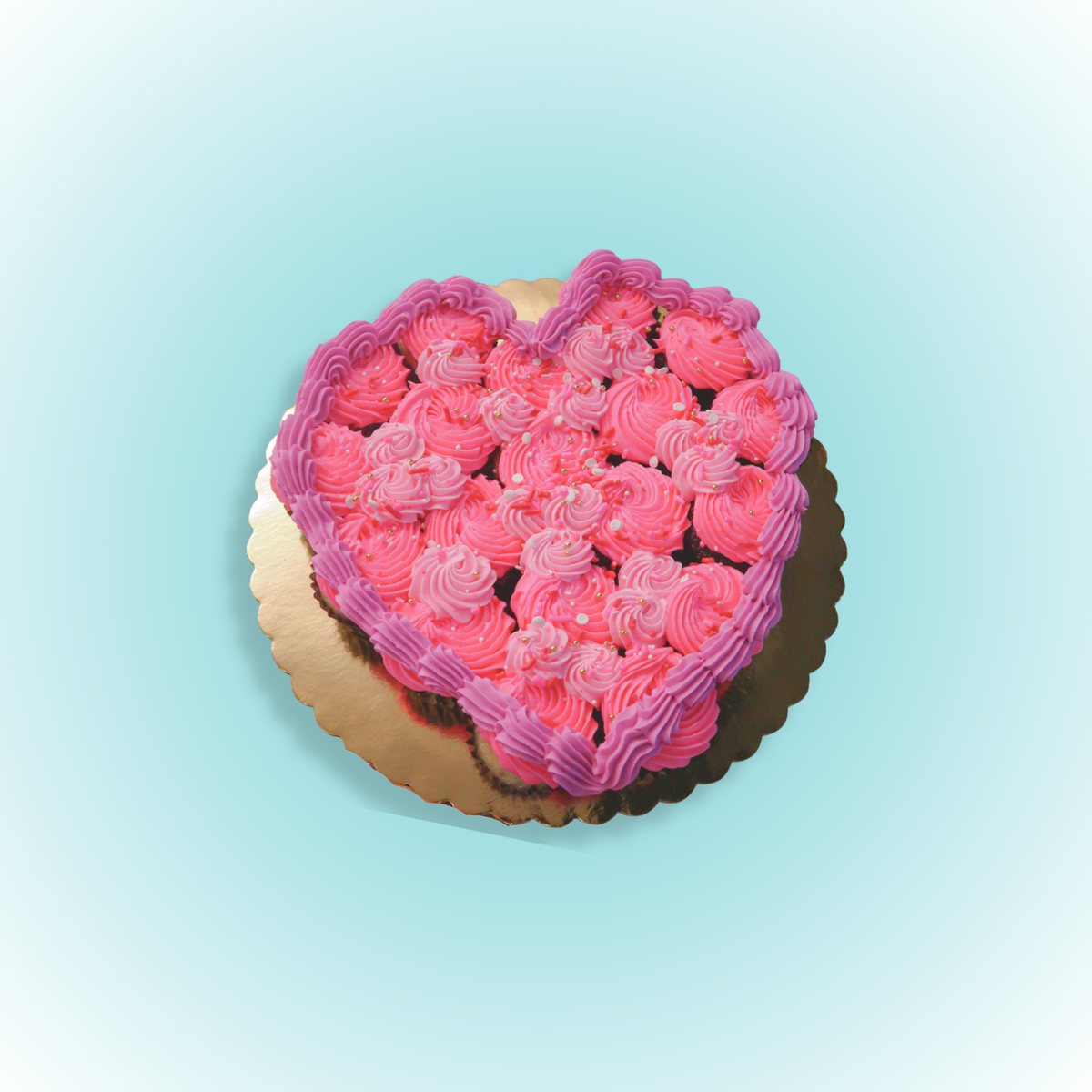 Heart Cupcake Cake (preorder)