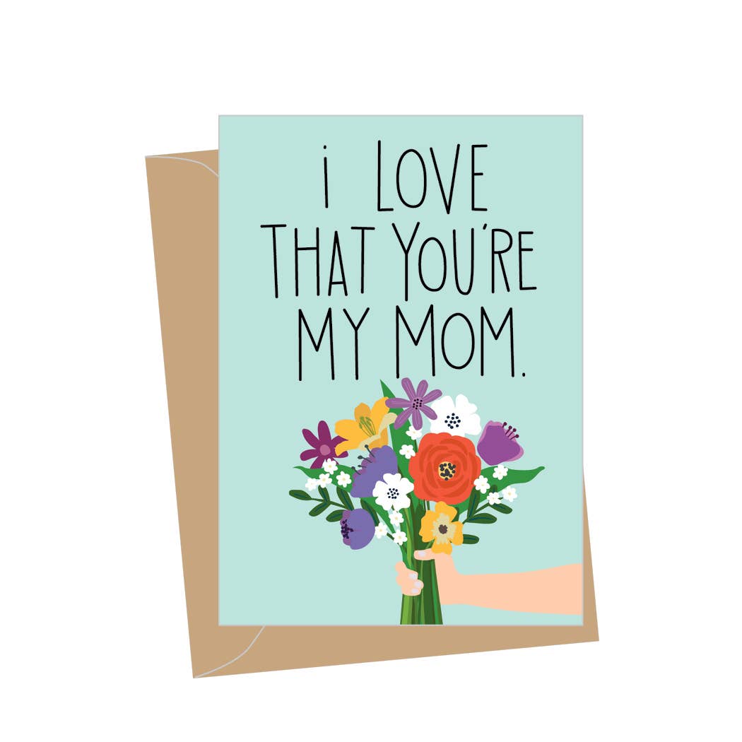 Mini Mother's Day Bouquet, Folded Enclosure Cards