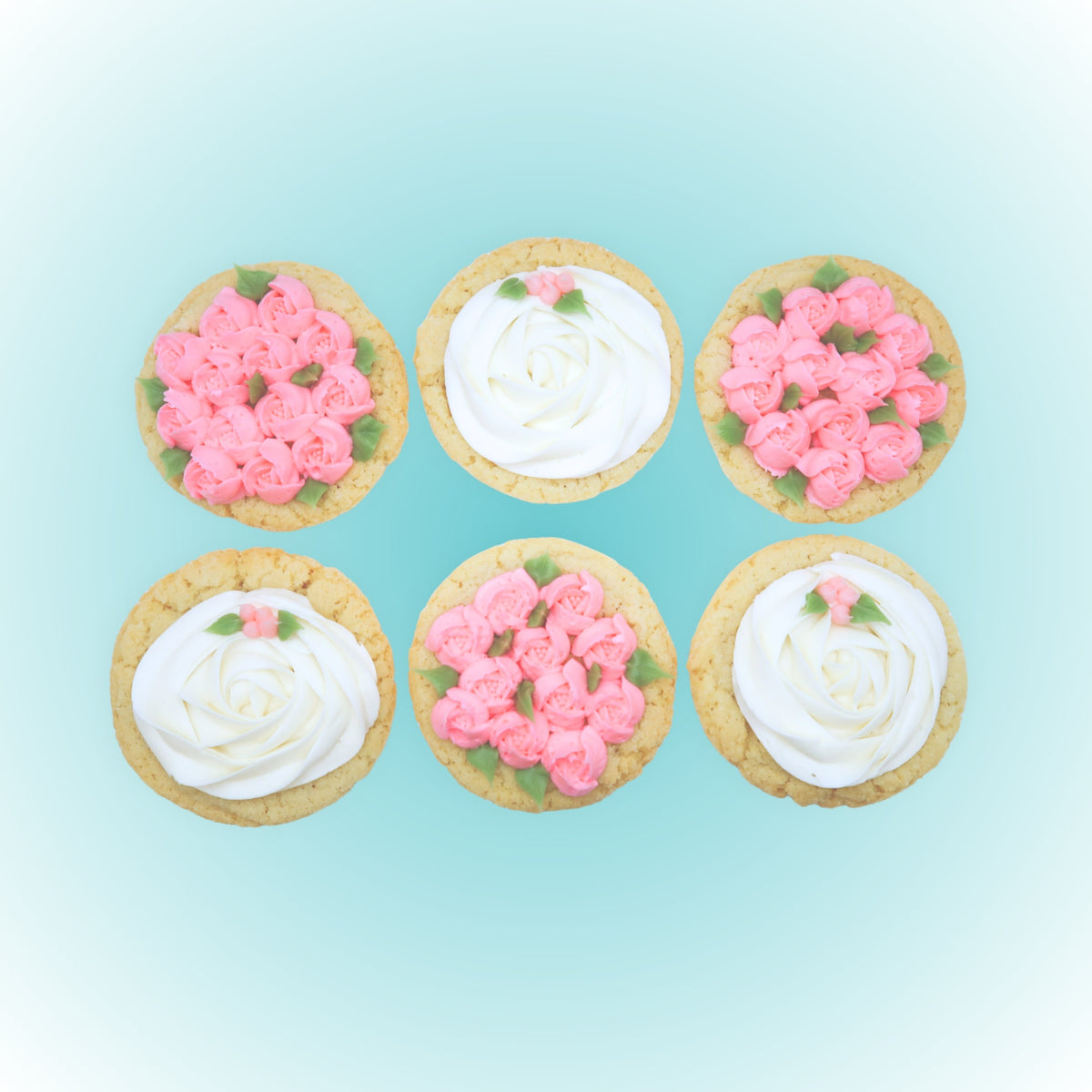 Buttercream Floral Sugar Cookies