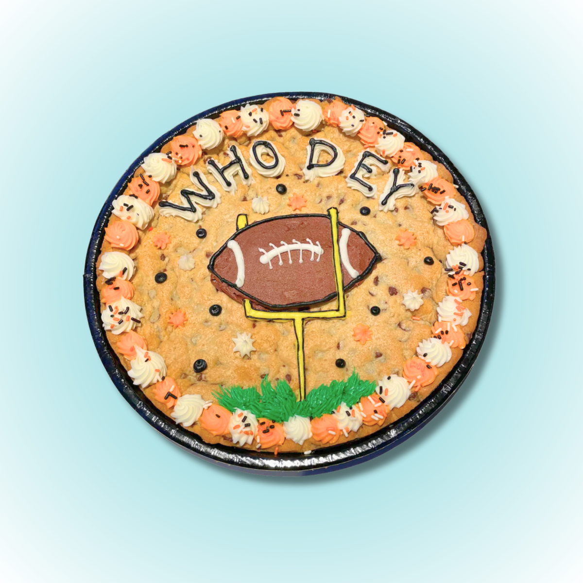 Football Cookie cake