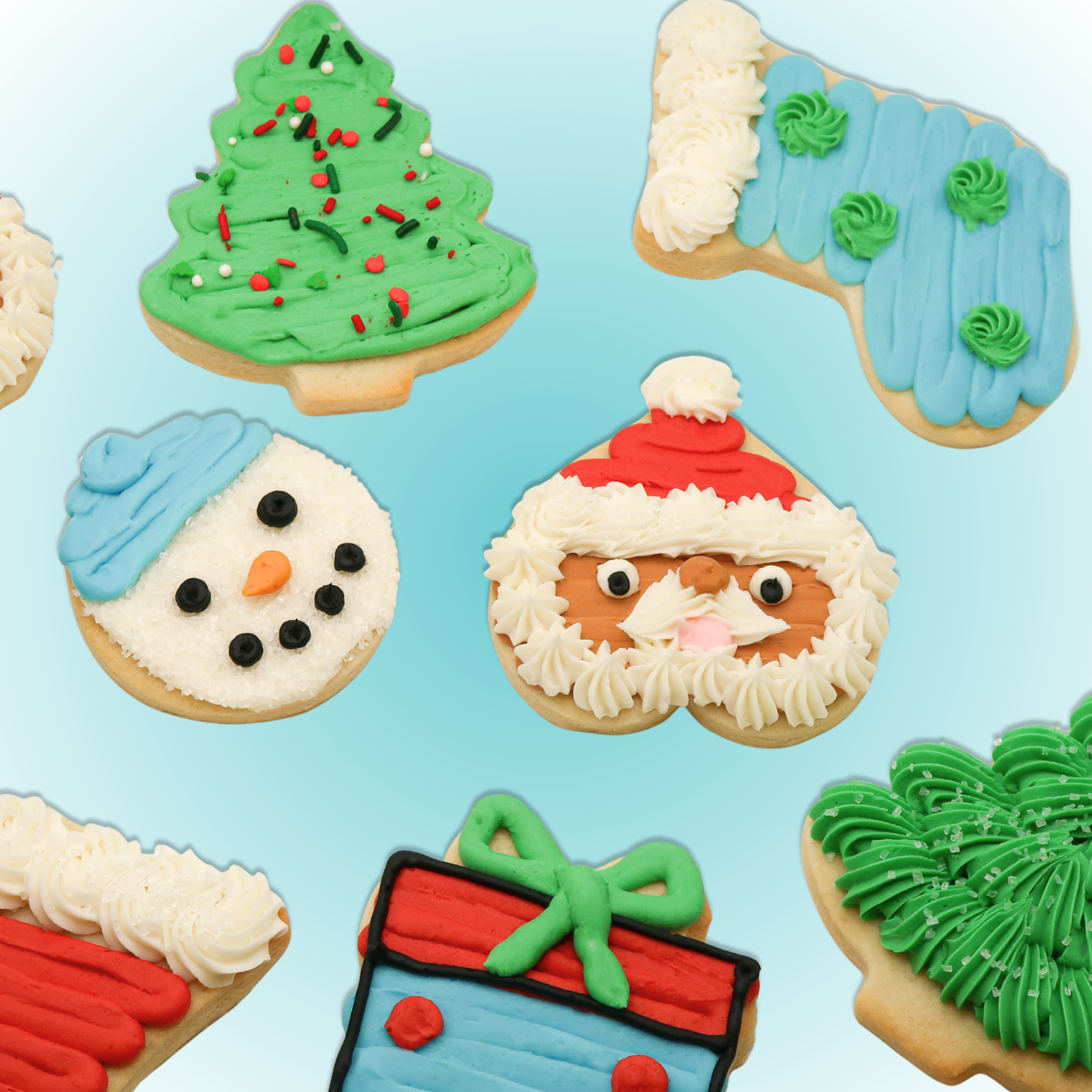 Buttercream Iced Sugar Cookie Assortment