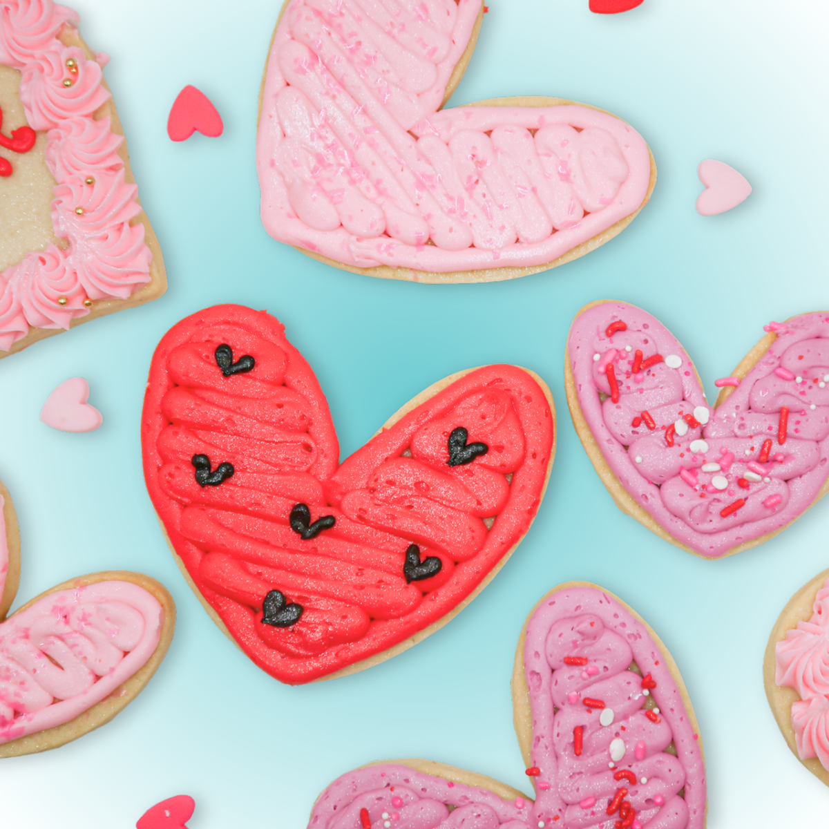 Buttercream Heart Sugar Cookies (preorder)
