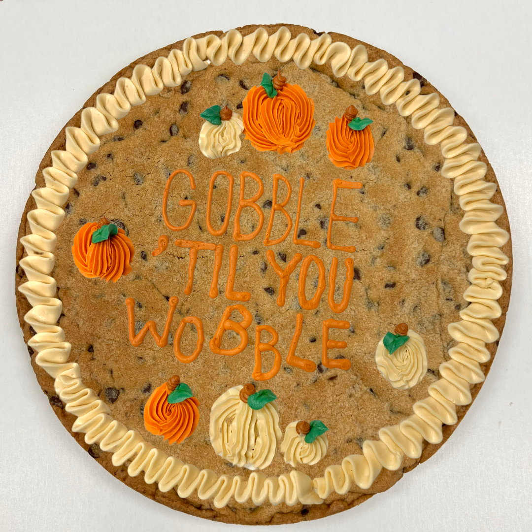 Gobble 'Til You Wobble Cookie Cake