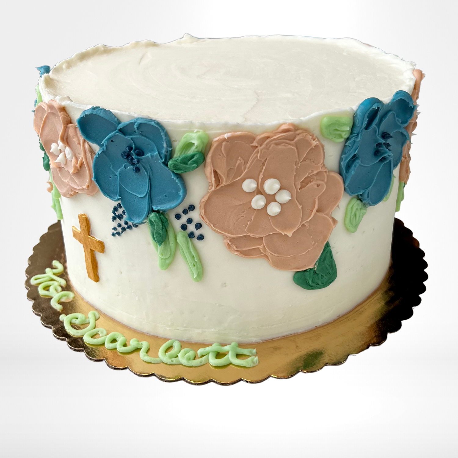 Floral Communion Cake