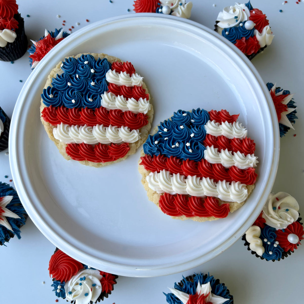 Flag Sugar Cookies